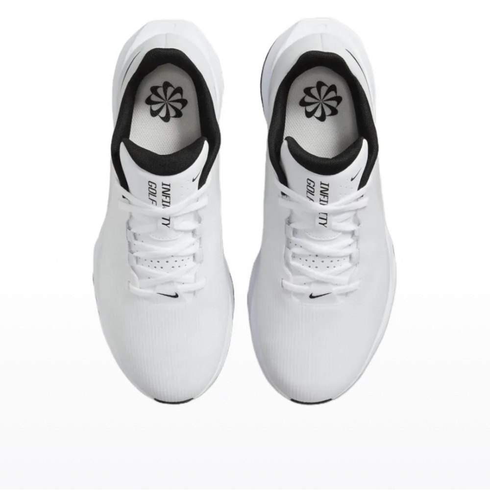 Size 12- Nike Men’s Infinity G NN Golf Shoes - White/Pure Platinum/Black No Lid - Picture 4 of 8